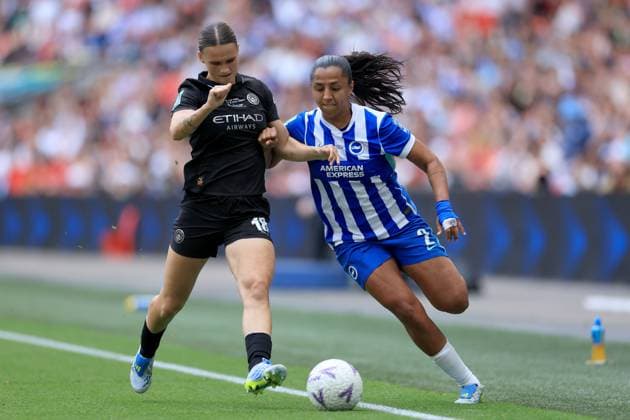 Football, Women, FA Cup, Final, Manchester City - Brighton and Hove Albion