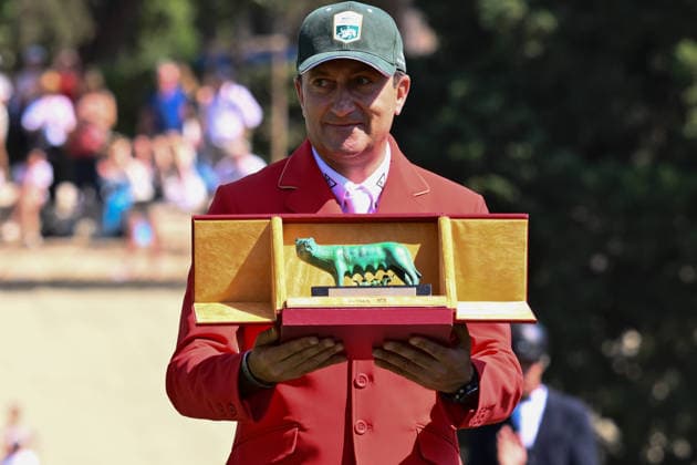 IPA85213631 - Piergiorgio BUCCI (ITA) and PALLIETER VD N.RANCH wins the 93rd CSIO Roma 2026 Competition No. 9 - ROLEX ROME GRAND PRIX Two rounds competition Tab. A - h. 160 Prize Money: 500,000 Ä on May 31, 2026 at Piazza di Siena in Rome, Italy.  Copyright: xDomenicoxCippitelli IPAxSportx xx 85213631