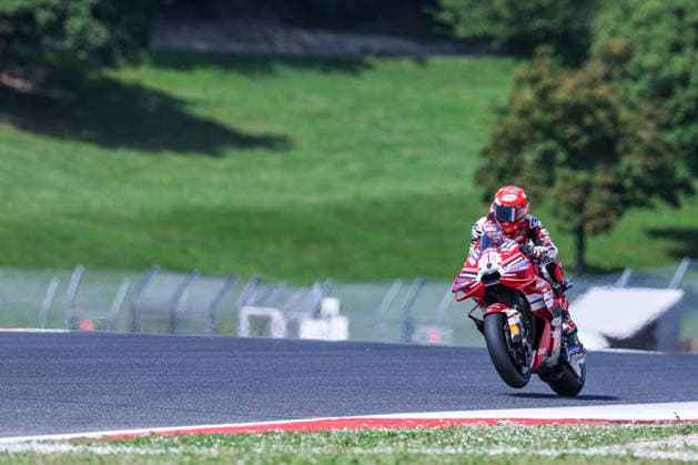 May 29, 2026, Scarperia E San Piero, Firenze, Italy: Francesco Pecco Bagnaia of Italy and Ducati Lenovo Team seen during MotoGP GP7 Brembo Grand Prix of Italy - Practice at Mugello Circuit. Scarperia E San Piero Italy - ZUMAs197 20260529_aaa_s197_414 Copyright: xFabrizioxCarabellix