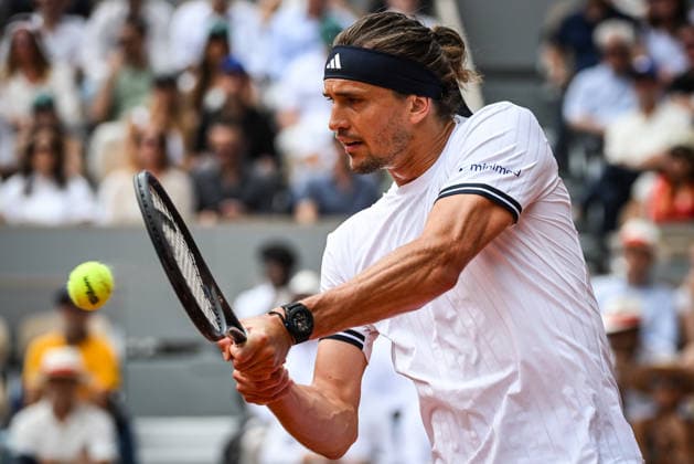 May 31, 2026, Paris, France, France: Alexander ZVEREV of Germany during the eighth day of the Roland-Garros 2026, French Open 2026, Grand Slam tennis tournament at Roland-Garros Stadium on May 31, 2026 in Paris, France. Roland Garros 2026 - Day 8  - ZUMAm308 20260531_zsp_m308_036 Copyright: xMatthieuxMirvillex