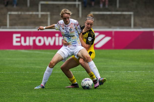 31 05 2026, xgrfx, Soccer Women Regionalliga West, Borussia Dortmund Vorwärts Spoho Köln v l Mia Sophie Böger Borussia Dortmund DFL DFB REGULATIONS PROHIBIT ANY USE OF PHOTOGRAPHS as IMAGE SEQUENCES and or QUASI VIDEO Stadion Rote Erde