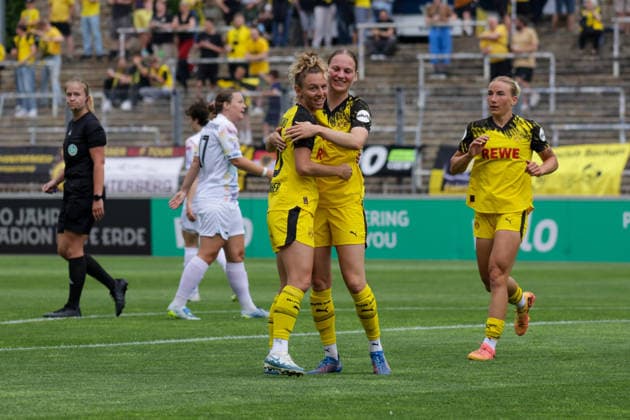 31 05 2026, xgrfx, Soccer Women Regionalliga West, Borussia Dortmund Vorwärts Spoho Köln v l Tor, Annika Enderle Borussia Dortmund DFL DFB REGULATIONS PROHIBIT ANY USE OF PHOTOGRAPHS as IMAGE SEQUENCES and or QUASI VIDEO Stadion Rote Erde