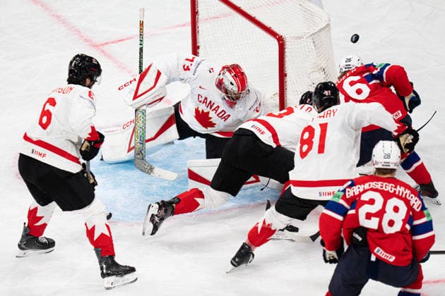 IPA85214588 - 73 GREAVES Jet during IIHF World Championship, WM, Weltmeisterschaft - Bronze Medal - Canada vs Norway, Ice hockey, Eishockey in Zurich, Switzerland, May 31 2026  Copyright: xAndreaxRe IPAxSportx xx 85214588