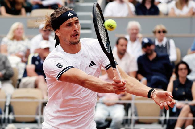 TENNIS - French Open 2026 PARIS,FRANCE,31.MAY.26 - TENNIS - ATP, Tennis Herren World Tour, French Open, Roland Garros, Grand Slam. Image shows Alexander Zverev (GER).  GEPAxpictures xMatthiasxHauer