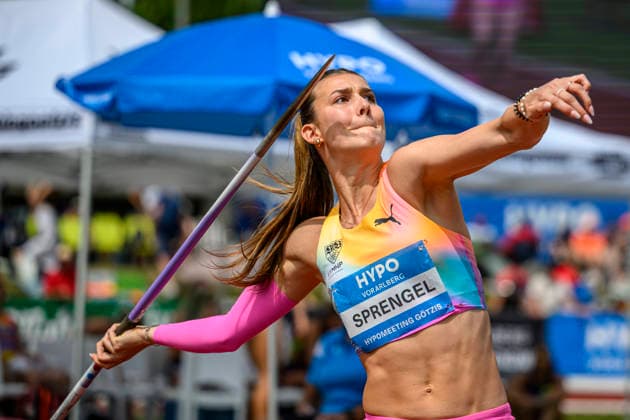 Sandrina SPRENGEL (GER; VfB Stuttgart 1893) AUT, Leichtathletik, Athletics, 51. Hypomeeting, 31.05.2026, AUT, Leichtathletik, Athletics, 51. Hypomeeting, 30105.2025 Goetzis Copyright: xEibnerxPressefoto JanxPapenfussx EP_JPS