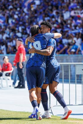 Kevin Lenini celebrating after goal during International Friendly, Länderspiel, Nationalmannschaft game between teams of Cape Verde and Servia at Estadio do Restelo (Luis Loureiro Ball Raw Images PT) Lisbon Estadio do Restelo Portugal Copyright: xLuisxLoureirox LLOU9234