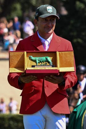 EQUITATION - International Equitation - Piazza di Siena - 93rd CSIO of Rome 2026 Photo by IPA ABACAPRESS.COM85213657 - Piergiorgio BUCCI (ITA) and PALLIETER VD N.RANCH wins the 93rd CSIO Roma 2026 Competition No. 9 - ROLEX ROME GRAND PRIX Two rounds competition Tab. A - h. 160 Prize Money: 500,000 Ä on May 31, 2026 at Piazza di Siena in Rome, Italy. Rome Italy  Copyright: xIPAxSport ABACAx