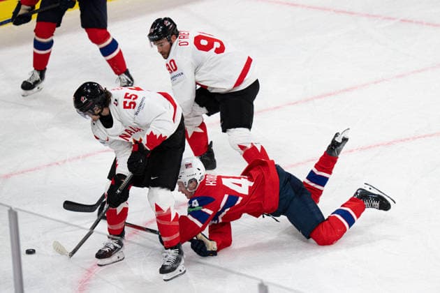 WINTER SPORTS - Ice hockey, Eishockey - IIHF World Championship, WM, Weltmeisterschaft - Bronze Medal - Canada vs. Norway Photo by IPA ABACAPRESS.COM85214594 - 55 SCHEIFELE Mark (CAN) during IIHF World Championship - Bronze Medal - Canada vs Norway, Ice Hockey in Zurich, Switzerland, May 31 2026 Zurigo Switzerland  Copyright: xIPAxSport ABACAx
