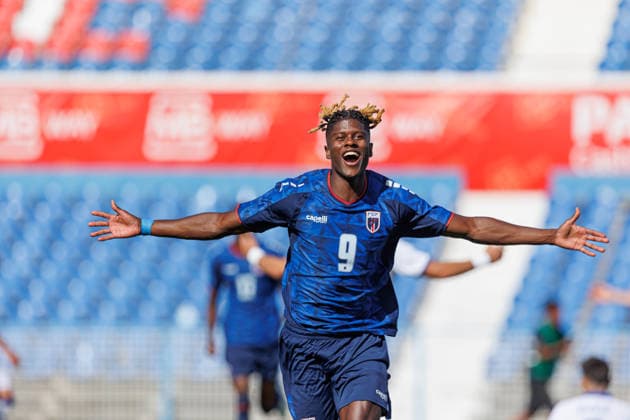 Bencimol celebrating after goal during International Friendly, Länderspiel, Nationalmannschaft game between teams of Cape Verde and Servia at Estadio do Restelo (Luis Loureiro Ball Raw Images PT) Lisbon Estadio do Restelo Portugal Copyright: xLuisxLoureirox LLOR4075