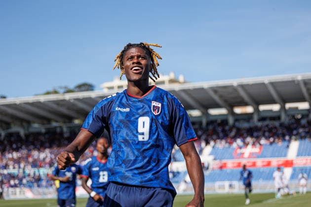 Bencimol celebrating after goal during International Friendly, Länderspiel, Nationalmannschaft game between teams of Cape Verde and Servia at Estadio do Restelo (Luis Loureiro Ball Raw Images PT) Lisbon Estadio do Restelo Portugal Copyright: xLuisxLoureirox LLOU9430