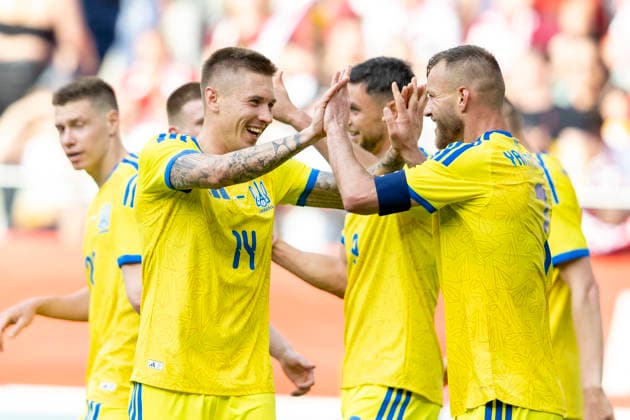 Poland v Ukraine - International Friendly, Länderspiel, Nationalmannschaft Yehor Nazaryna, Andriy Yarmolenko during the friendly match between Poland and Ukraine in Wroclaw, Poland, on May 31, 2026 NO SALES POLAND Wroclaw Poland  Copyright: xAndrzejxIwanczukx originalFilename:iwanczuk-polandvu260531_npmxU.jpg