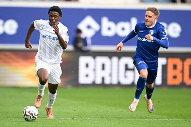 Football, Belgium, ECL Playoff, KAA Gent - KRC Genk