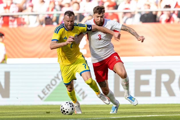 Poland v Ukraine - International Friendly, Länderspiel, Nationalmannschaft Andriy Yarmolenko, Przemyslaw Wisniewski during the friendly match between Poland and Ukraine in Wroclaw, Poland, on May 31, 2026 NO SALES POLAND Wroclaw Poland  Copyright: xAndrzejxIwanczukx originalFilename:iwanczuk-polandvu260531_npg0J.jpg
