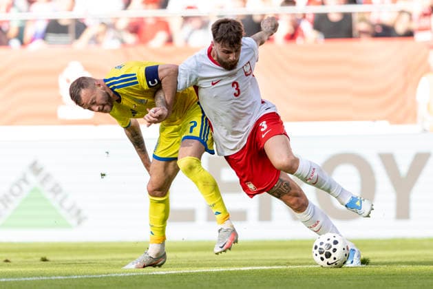 Poland v Ukraine - International Friendly, Länderspiel, Nationalmannschaft Andriy Yarmolenko, Przemyslaw Wisniewski during the friendly match between Poland and Ukraine in Wroclaw, Poland, on May 31, 2026 NO SALES POLAND Wroclaw Poland  Copyright: xAndrzejxIwanczukx originalFilename:iwanczuk-polandvu260531_npv8k.jpg