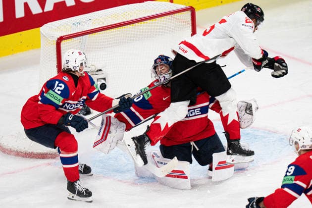 WINTER SPORTS - Ice hockey, Eishockey - IIHF World Championship, WM, Weltmeisterschaft - Bronze Medal - Canada vs. Norway Photo by IPA ABACAPRESS.COM85217455 - 40 HAUKELAND Henrik, during IIHF World Championship - Bronze Medal - Canada vs Norway, Ice Hockey in Zurich, Switzerland, May 31 2026 Zurigo Switzerland  Copyright: xIPAxSport ABACAx