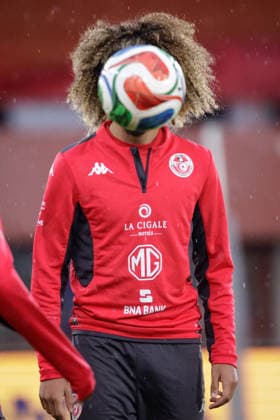 SOCCER - AUT vs TUN, test match VIENNA,AUSTRIA,31.MAY.26 - SOCCER - OEFB international test match, Austria vs Tunisia, preview, training team TUN. Image shows Hannibal (TUN).  GEPAxpictures xArminxRauthner