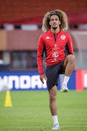 SOCCER - AUT vs TUN, test match VIENNA,AUSTRIA,31.MAY.26 - SOCCER - OEFB international test match, Austria vs Tunisia, preview, training team TUN. Image shows Hannibal (TUN).  GEPAxpictures xArminxRauthner