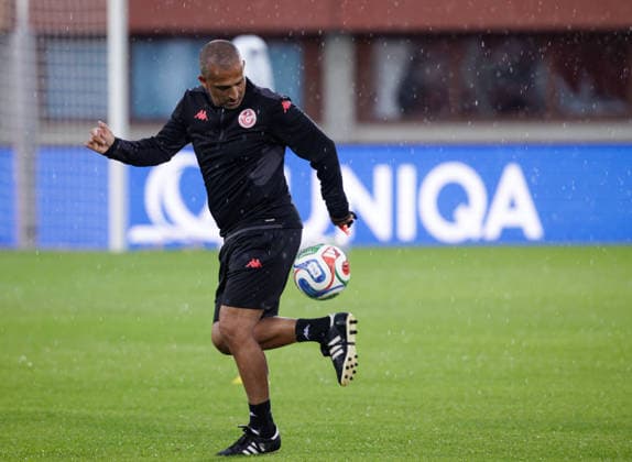 SOCCER - AUT vs TUN, test match VIENNA,AUSTRIA,31.MAY.26 - SOCCER - OEFB international test match, Austria vs Tunisia, preview, training team TUN. Image shows head coach Sabri Lamouchi (TUN).  GEPAxpictures xArminxRauthner