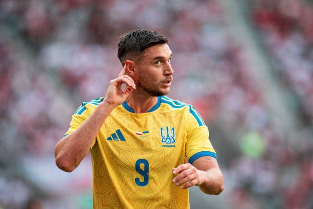 2026.05.31 Wroclaw Polska - Ukraina Pilka Nozna, mecz towarzyski N z Roman Yaremchuk gol bramka goal Foto Mateusz Porzucek PressFocus 2026.05.31 Wroclaw Polska - Ukraina Football, Poland Ukraine Friendly match Roman Yaremchuk gol bramka goal Credit: Mateusz Porzucek PressFocus NEWSPIX.PL --- newspix.pl POLAND OUT! 