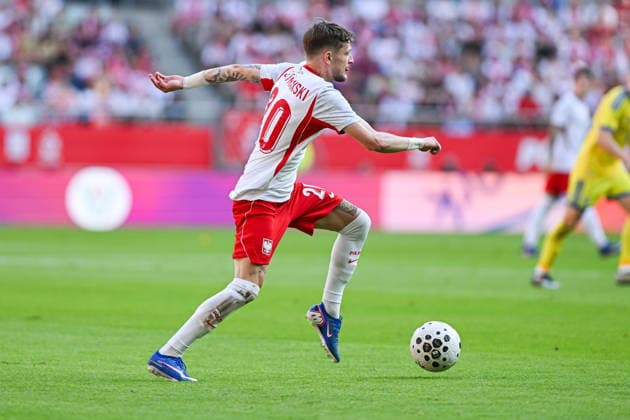 Wroclaw 31.05.2026. Football International Friendly, Länderspiel, Nationalmannschaft match between Poland and Ukraine in Wroclaw, Poland --- Pilka nozna Mecz towarzyski sezon 2025 2026 Polska - Ukraina. Persons Shown : Sebastian Szymanski Fot. Antoni Dec Arena Akcji NEWSPIX.PL --- newspix.pl POLAND OUT! 