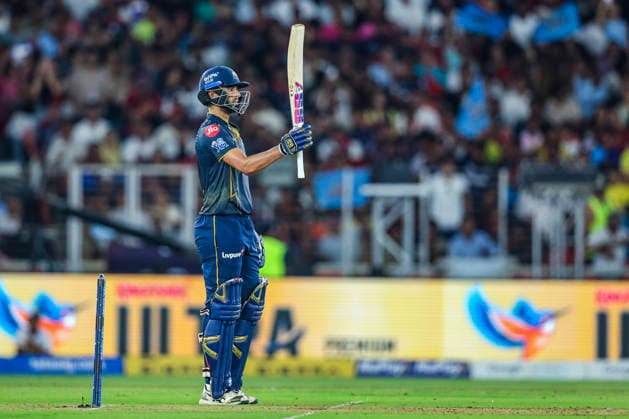 IPL 2026 Final, RCB vs GT Ahmedabad, May 31 (ANI): Gujarat Titans Washington Sundar celebrates his half-century during the Indian Premier League 2026 Final match against Royal Challengers Bengaluru at Narendra Modi Stadium, in Ahmedabad on Sunday. Ahmedabad Gujarat India Copyright: xANIx ANI_20260531417