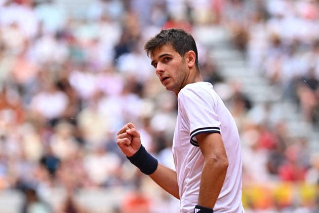 2026 French Open - Rafael Jodar Rafael Jodar (ESP) during his third round match at the 2026 Roland-Garros tournament in Paris, FRANCE, on May 31, 2026. Photo by Corinne Dubreuil ABACAPRESS.COM Paris France  Copyright: xDubreuilxCorinne ABACAx