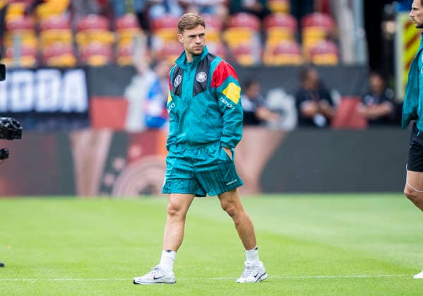 Single image, Single image Joshua Kimmich Germany, 6 Germany Finland, Football, International match World Cup test match, MEWA Arena Mainz, 31 05 2026 IMPORTANT NOTE According to the regulations of the DFL German Football League or the DFB German Football Association, it is prohibited to use or have used photographs taken in the stadium and or of the match in the form of sequential images and or video-like photo series Copyright: HMBxMedia xMarcoxBader