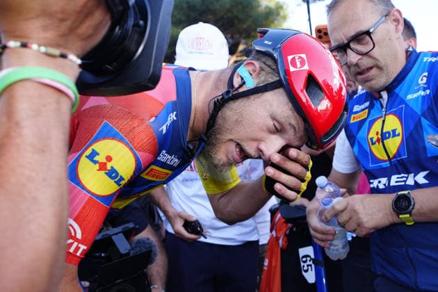 Italy™s Jonathan Milan of Lidl-Trek winner of the stage during Stage 21 of the Giro d™Italia from Rome to Rome, Italy. Monday May 31, 2026  Copyright: xFabioxFerrari LaPressex