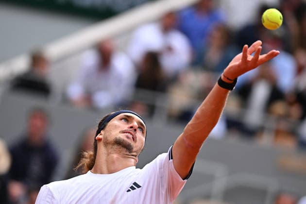 2026 French Open - Alexander Zverev Alexander Zverev (GER) during his third round match at the 2026 Roland-Garros tournament in Paris, FRANCE, on May 31, 2026. Photo by Corinne Dubreuil ABACAPRESS.COM Paris France  Copyright: xDubreuilxCorinne ABACAx