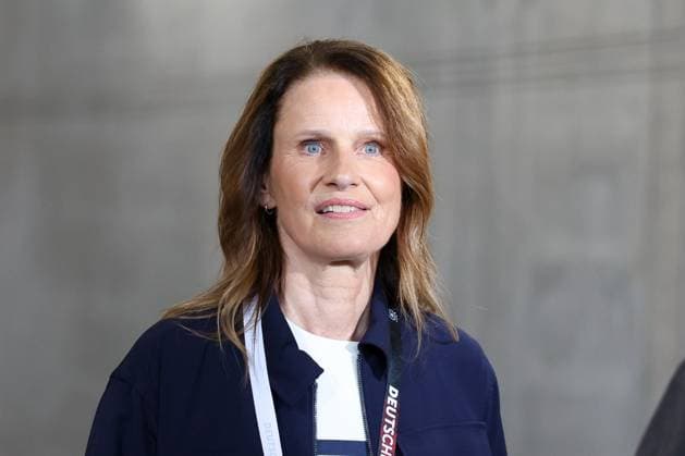 TV presenter Kathrin Mueller Hohenstein, Germany vs Finland, football, men, UEFA, friendly match, friendly match, DFB, 2025 2026 season, 31 05 2026 Mainz Rhineland-Palatinate Germany Copyright: xkolbert-press MartinxAgüerax
