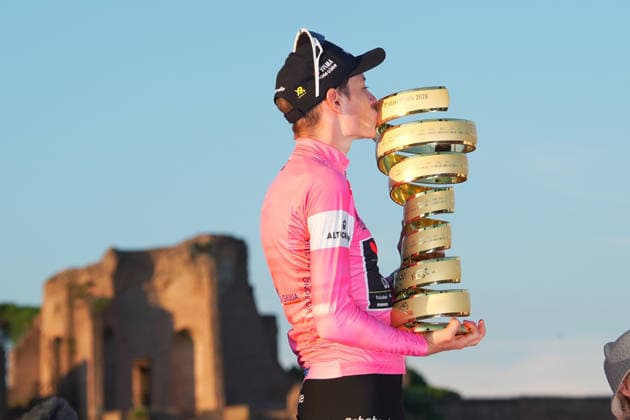 Denmark™s Jonas Vingegaard Hansen of Team Visma Lease A Bike during Stage 21 of the Giro d™Italia, in Rome, Italy, Sunday, May 31, 2026.  Copyright: xSimonexSpada LaPressex