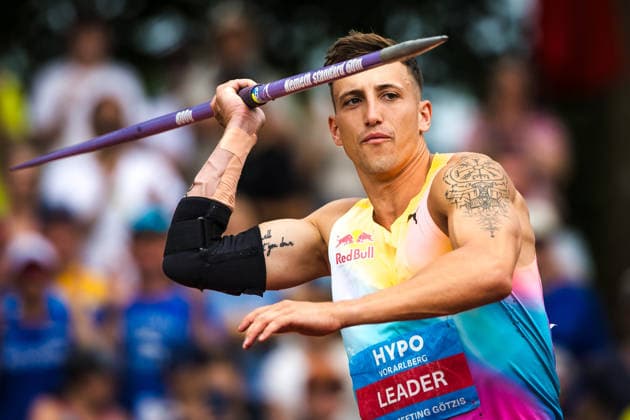 51. Hypomeeting, Goetzis (AT), 31.05.2026 GOETZIS, SWITZERLAND - MAY 31: Simon EHAMMER of Switzerland competes in the javelin throw of the mens decathlon at the 51. Hypomeeting, Goetzis (AT) on May 31, 2026 in Goetzis, Switzerland. Copyright: xBEAUTIFULxSPORTS UlfxSchillerx