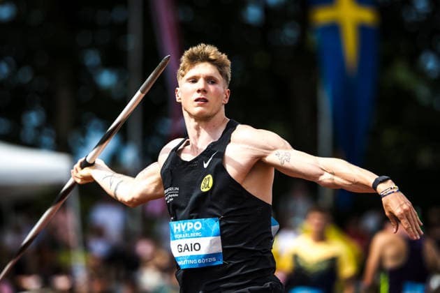 51. Hypomeeting, Goetzis (AT), 31.05.2026 GOETZIS, SWITZERLAND - MAY 31: Finley GAIO of Switzerland competes in the javelin of the mens decathlon at the 51. Hypomeeting, Goetzis (AT) on May 31, 2026 in Goetzis, Switzerland. Copyright: xBEAUTIFULxSPORTS UlfxSchillerx