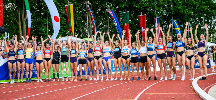 Seven women from the 51 Hypomeeting 2026 AUT, Leichtathletik, Athletics, 51 Hypomeeting, 31 05 2026, AUT, Leichtathletik, Athletics, 51 Hypomeeting, 30105 2025 Goetzis Copyright: xEibnerxPressefoto JanxPapenfussx EP_JPS