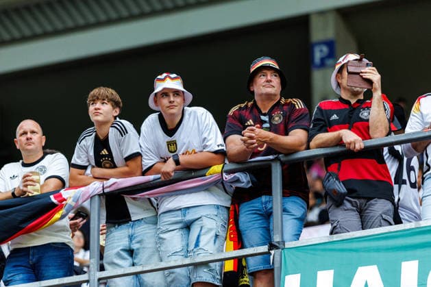 MAINZ, GERMANY - MAY 31: during the International Friendly, Länderspiel, Nationalmannschaft Germany vs. Finland at MEWA Arena on May 31, 2026 in Mainz, Germany. The germans looking forward to the game Rhineland-Palatinate Germany Copyright: xStephanxHahnex