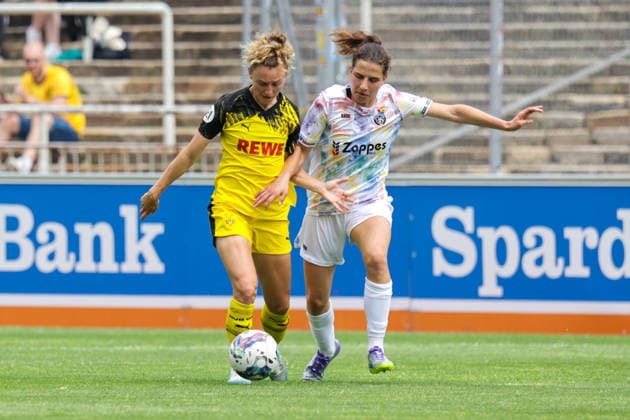 31 05 2026, xgrfx, Soccer Women Regionalliga West, Borussia Dortmund Vorwärts Spoho Köln v l Rita Schumacher Borussia Dortmund DFL DFB REGULATIONS PROHIBIT ANY USE OF PHOTOGRAPHS as IMAGE SEQUENCES and or QUASI VIDEO Stadion Rote Erde