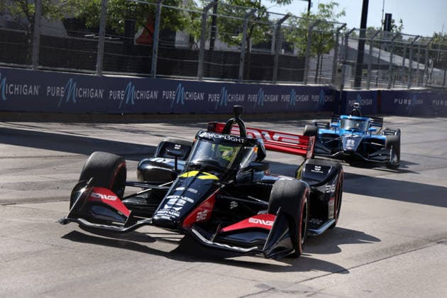 Mick Schumacher GER Honda 47 in warm up, GP Detroit, Michigan, USA, 31 05 2026, Indycar Series, US Motorsport, Rahal lettermann Lanigan Racing