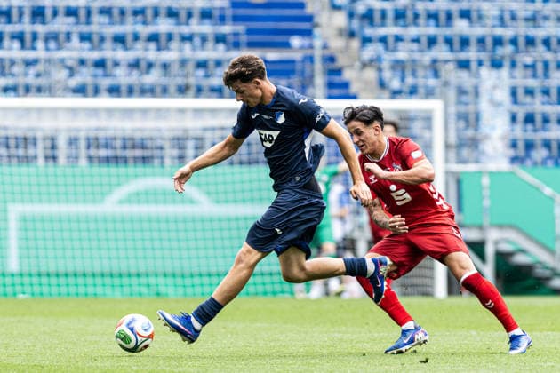 U19 DFB Nachwuchsliga A, 2025 2026, Final TSG Hoffenheim U19 1 FC Köln U19 31 05 2026 Maximilian Raphael Theuer TSG 1899 Hoffenheim U19, 12 , Jason Manuel Ponente Ramirez 1 FC Köln U19, 7 U19 DFB Nachwuchsliga A, 2025 2026, Final TSG Hoffenheim U19 1 FC Köln U19 PreZero Arena, Sinsheim 31 05 2026 DFB regulations prohibit any use of photographs as image sequences and or quasi video Copyright: xBEAUTIFULxSPORTS Buriakovx