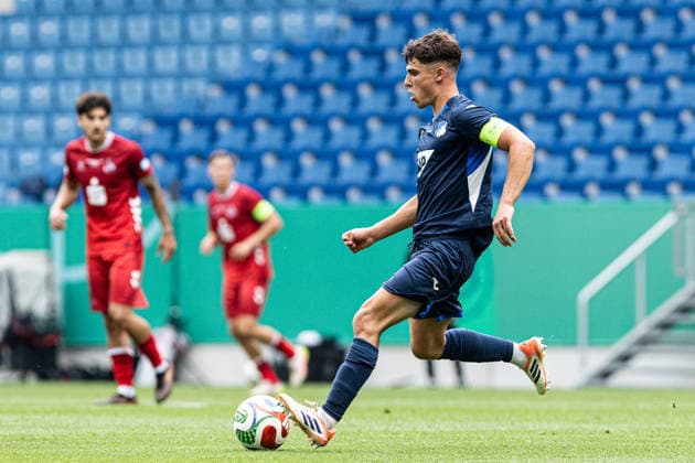 U19 DFB Nachwuchsliga A, 2025 2026, Final TSG Hoffenheim U19 1 FC Köln U19 31 05 2026 Matthew Alexander Moore TSG 1899 Hoffenheim U19, 8 U19 DFB Nachwuchsliga A, 2025 2026, Final TSG Hoffenheim U19 1 FC Köln U19 PreZero Arena, Sinsheim 31 05 2026 DFB regulations prohibit any use of photographs as image sequences and or quasi video Copyright: xBEAUTIFULxSPORTS Buriakovx