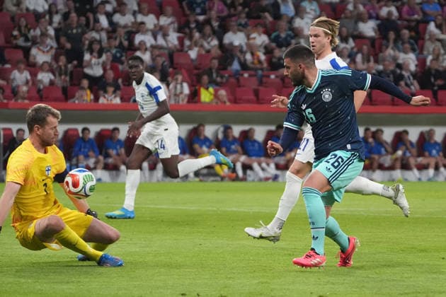 Deniz Undav Germany Germany fails to score against goalkeeper Lukas Hradecky Finland Mainz 31 05 2026 Germany vs Finland, friendly match, World Cup preparation, MEWA Arena Mainz