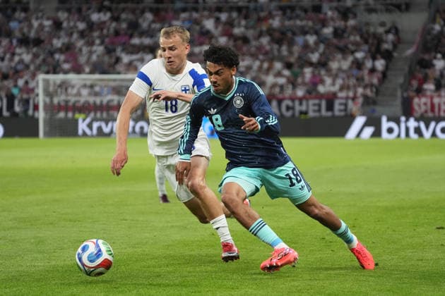 Nathaniel Brown Germany Germany vs Topi Keskinen Finland Mainz 31 05 2026 Germany vs Finland, Friendly match, World Cup preparation, MEWA Arena Mainz