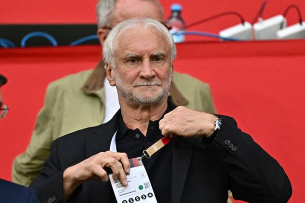 31 05 2026, xfux, football international, Germany Finland v l Sports Director Rudi Voeller Völler DFB DFL DFB REGULATIONS PROHIBIT ANY USE OF PHOTOGRAPHS as IMAGE SEQUENCES and or QUASI VIDEO Mainz