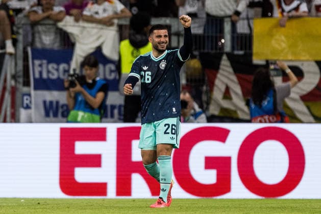 MAINZ, GERMANY - MAY 31: Deniz Undav (Germany, 26) celebrates scoring the 1:0 goal during the International Friendly, Länderspiel, Nationalmannschaft match to prepare for FIFA World Cup, WM, Weltmeisterschaft, Fussball 2026 between Germany vs. Finland at MEWA Arena on May 31, 2026 in Mainz, Germany. Rhineland-Palatinate RLP Germany Copyright: xSteffiexWunderlx
