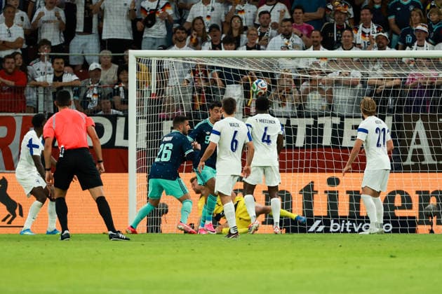 International match 25 26 Germany Finland on 31 05 2026 at the MEWA Arena in Mainz Deniz Undav Germany 26 scores the goal to make it 1 0, MH