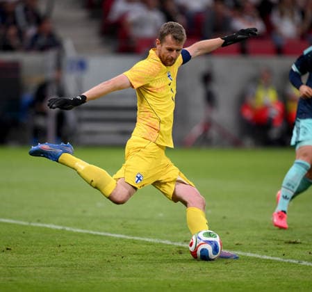 Football International Test match World Cup 2026 in Mainz Germany Finland 31 05 2026 Goalkeeper Lukas Hradecky Finland