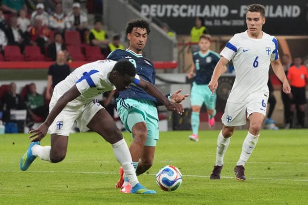 Nathaniel Brown Germany Germany vs Ryan Mahuta Finland Mainz 31 05 2026 Germany vs Finland, Friendly match, World Cup preparation, MEWA Arena Mainz