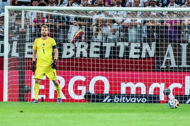 Sport, Football, UEFA international friendly Germany Finland 31 05 2026, MEWA Arena Lukas Hradecky Finland, 1 Mainz MEWA Arena Rheinland Pfalz Germany