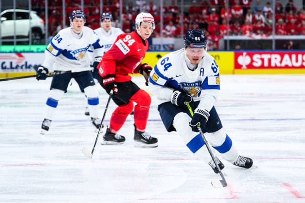 260531 Mikael Granlund of Finland during the 2026 IIHF Ice Hockey World Championship final between Switzerland and Finland on May 31, 2026 in Zürich Photo Jesper Zerman BILDBYRAN kod JZ JZ0742 ishockey ice hockey ishockey vm 2026 vm 2026 iihf world championship final switzerland schweiz finland bbeng  Copyright: JESPERxZERMAN BB260531JZ184