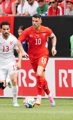 31 05 2026 Switzerland St Gallen Football Season 2025 2026 Switzerland Jordan Picture Granit Xhaka SUI Action