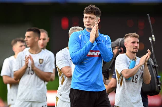 May 31, 2026, Prague, Czech Republic: Ladislav Krejci and players of Czech Republic during the friendly match between Czech Republic and Kosovo at Letna Stadium in Prague, Czech Republic, May 31, 2026...Czech Republic s national football team played a friendly match in Prague before flying out to the FIFA World Cup, WM, Weltmeisterschaft, Fussball 2026. Soccer 2026: Czech Republic 2:1 Kosovo  - ZUMAr156 20260531_aap_r156_060 Copyright: xSlavekxRutax